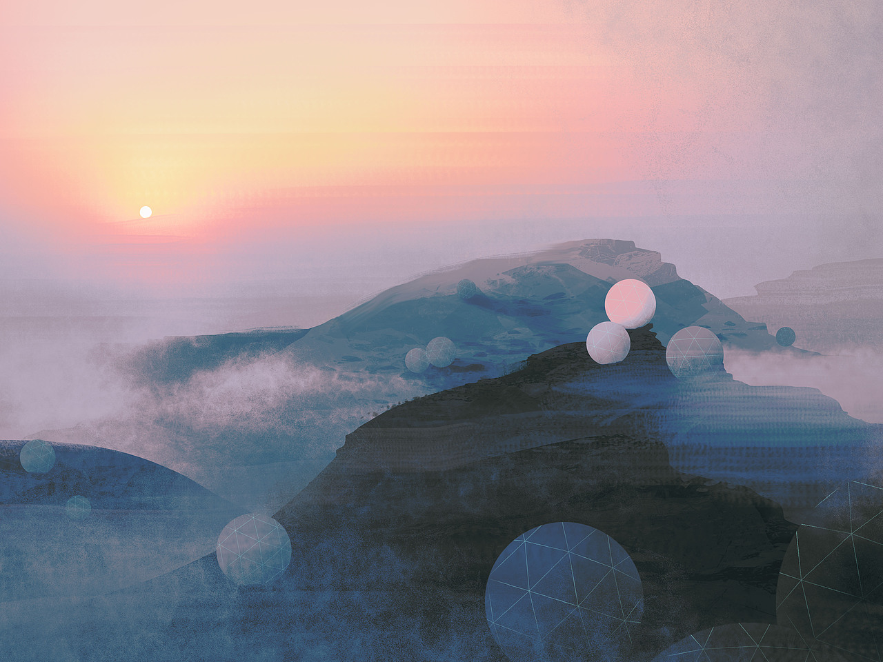 夢(mèng)中的星球（圖ZMjUwMDk2Nzky） - 創(chuàng)作習(xí)作 - 站酷設(shè)計(jì)師咸咸咸檸七原創(chuàng)素材 - 站酷ZCOOL