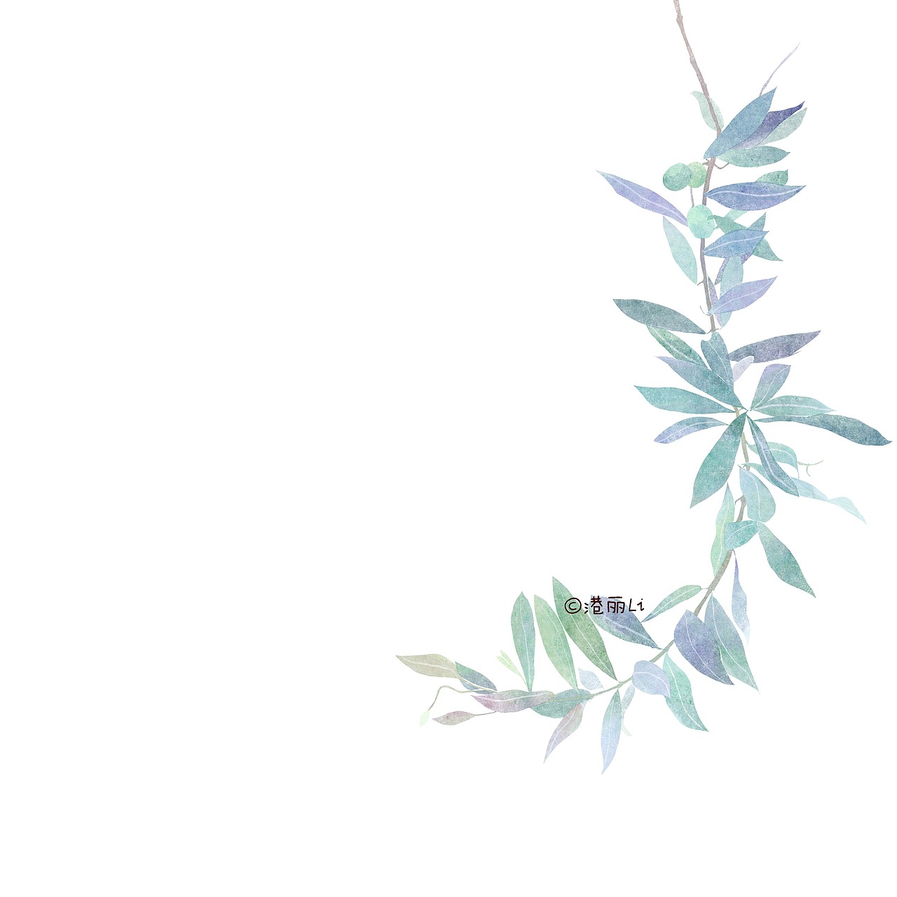 植物插画系列（图ZMTEzMTk1MTI4） - 艺术插画 - 站酷设计师Gangli港丽丽原创素材 - 站酷ZCOOL