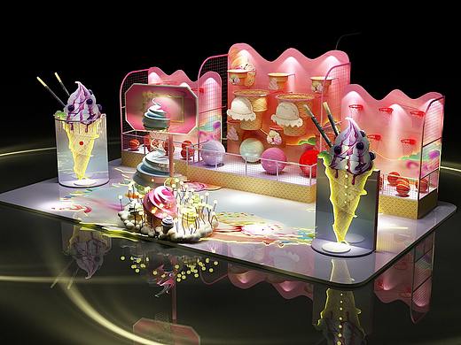 冰激凌美陈 dp打卡点 