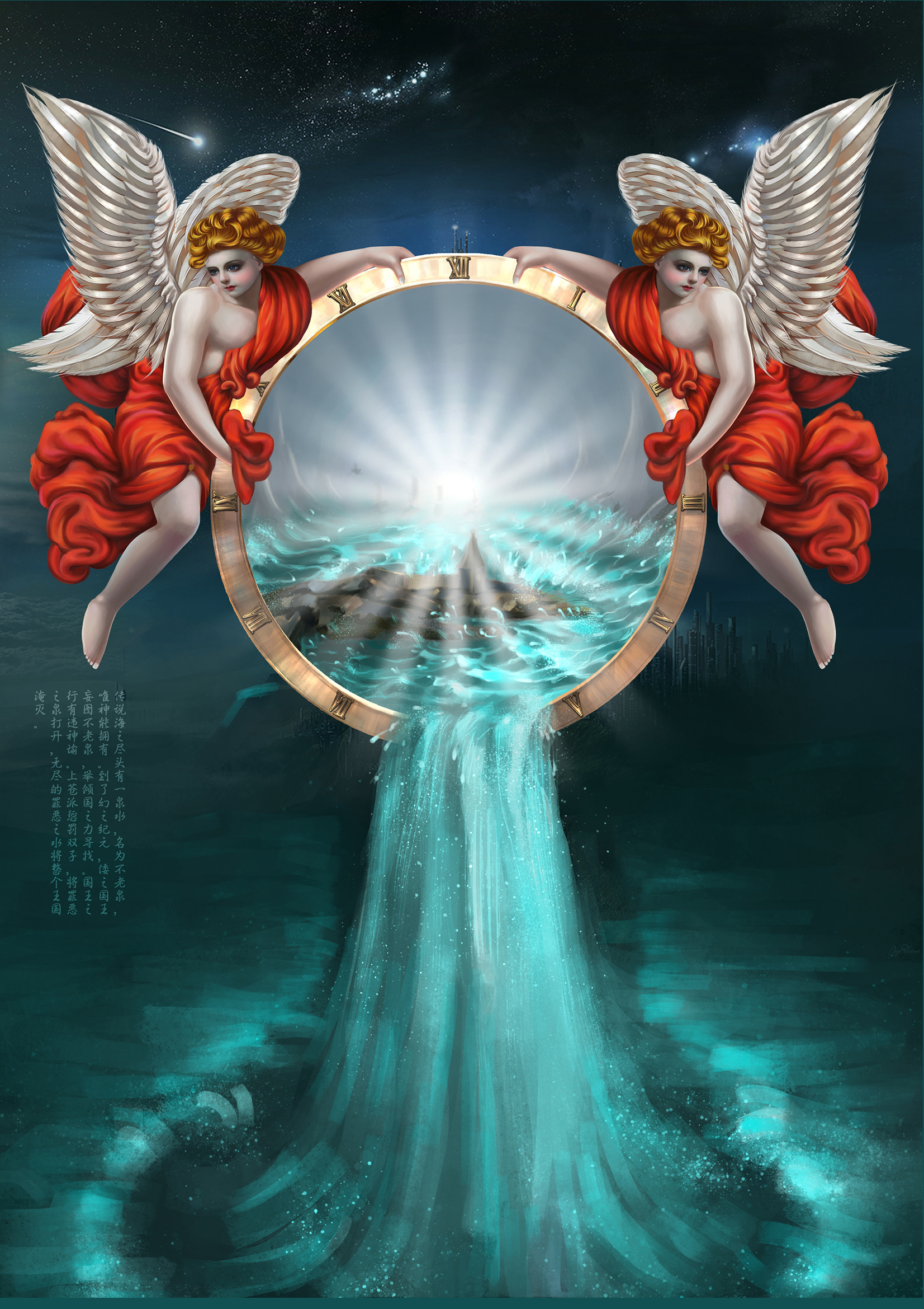 《泉水》|插画|游戏原画|在下无名之卒 - 原创作品 - 站酷 (zcool)