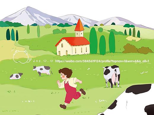 儿童文学作家郑春华《欧洲小故事》插图四张