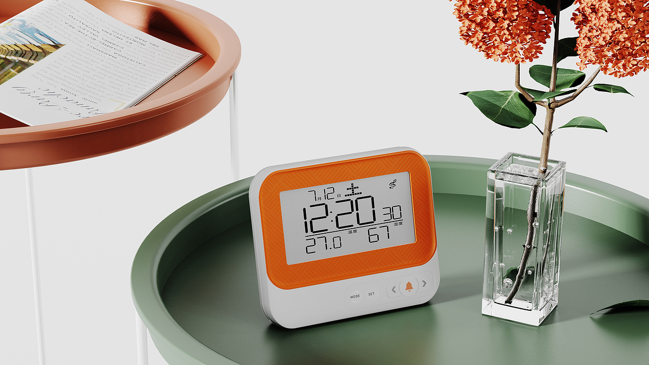 针对日本市场的闹钟设计（图ZMjczNTMyMzY4） - 电子产品 - 站酷设计师BNNdesign原创素材 - 站酷ZCOOL