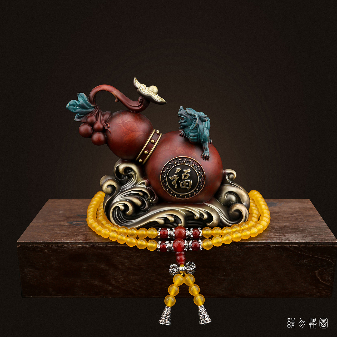 纯铜招财葫芦摆件