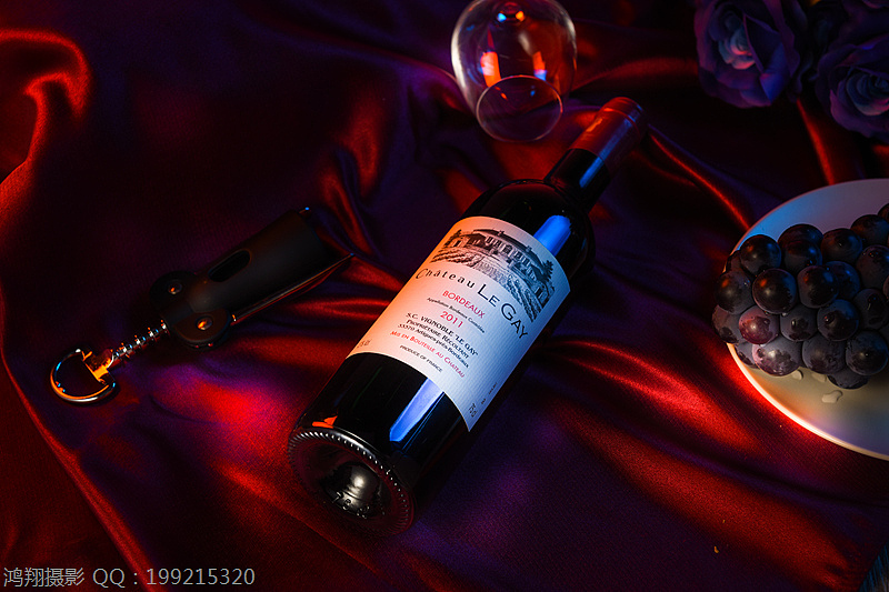 红酒摄影-暗调风格