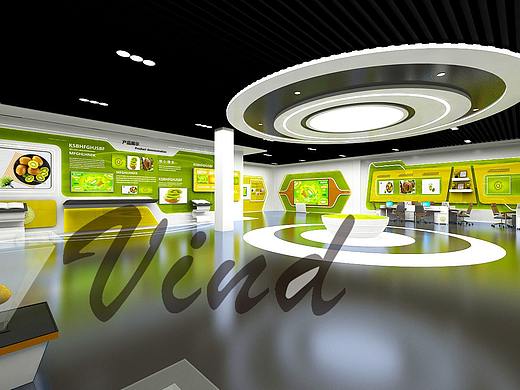 农业展厅设计 3d设计 展厅 水果