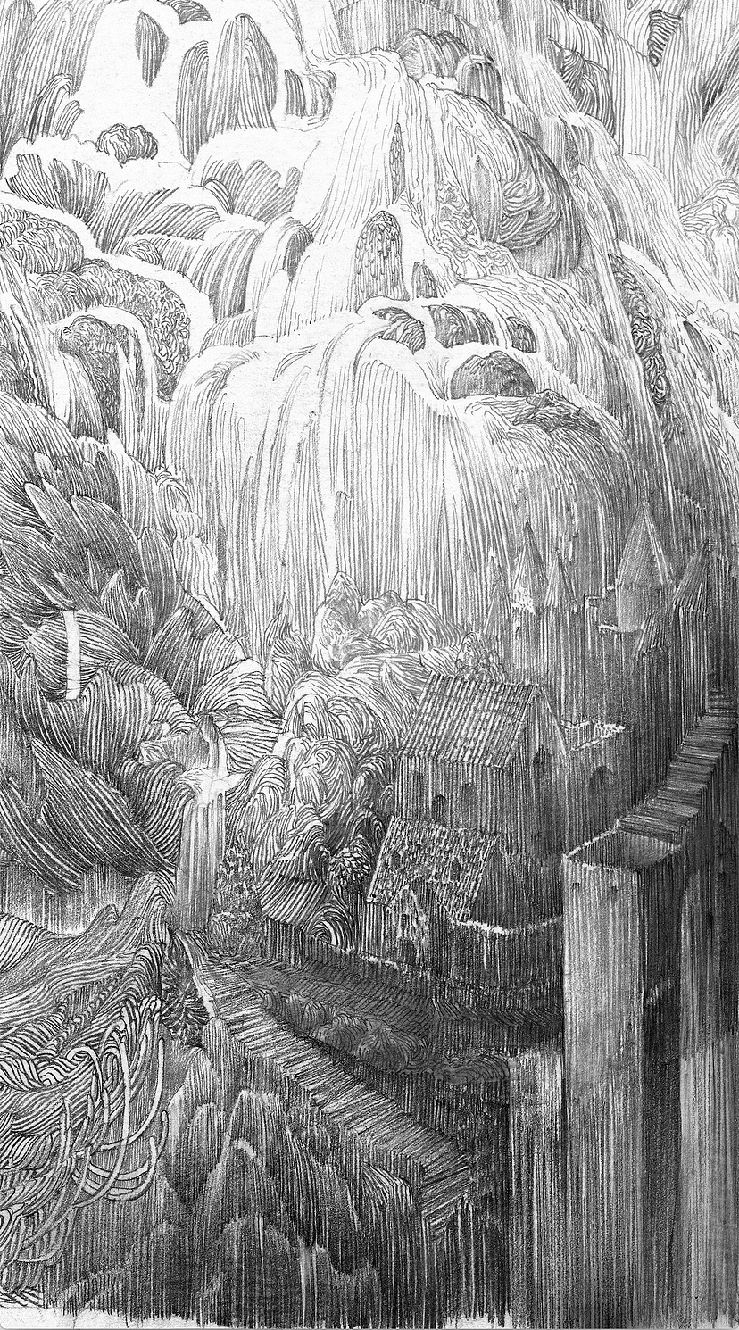 溪山行旅（图ZMzY2Mzc0NTI4） - 绘画 - 站酷设计师zhangweber原创素材 - 站酷ZCOOL