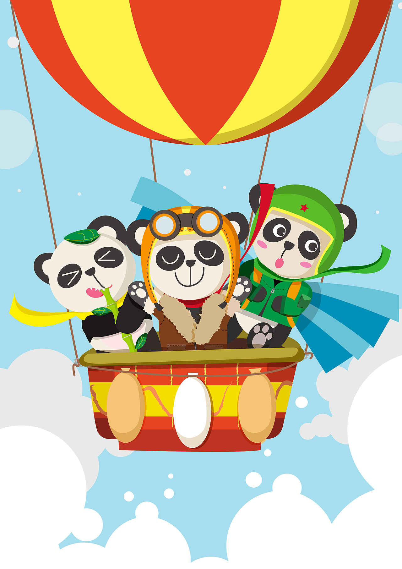 长隆野生动物园熊猫三胞胎