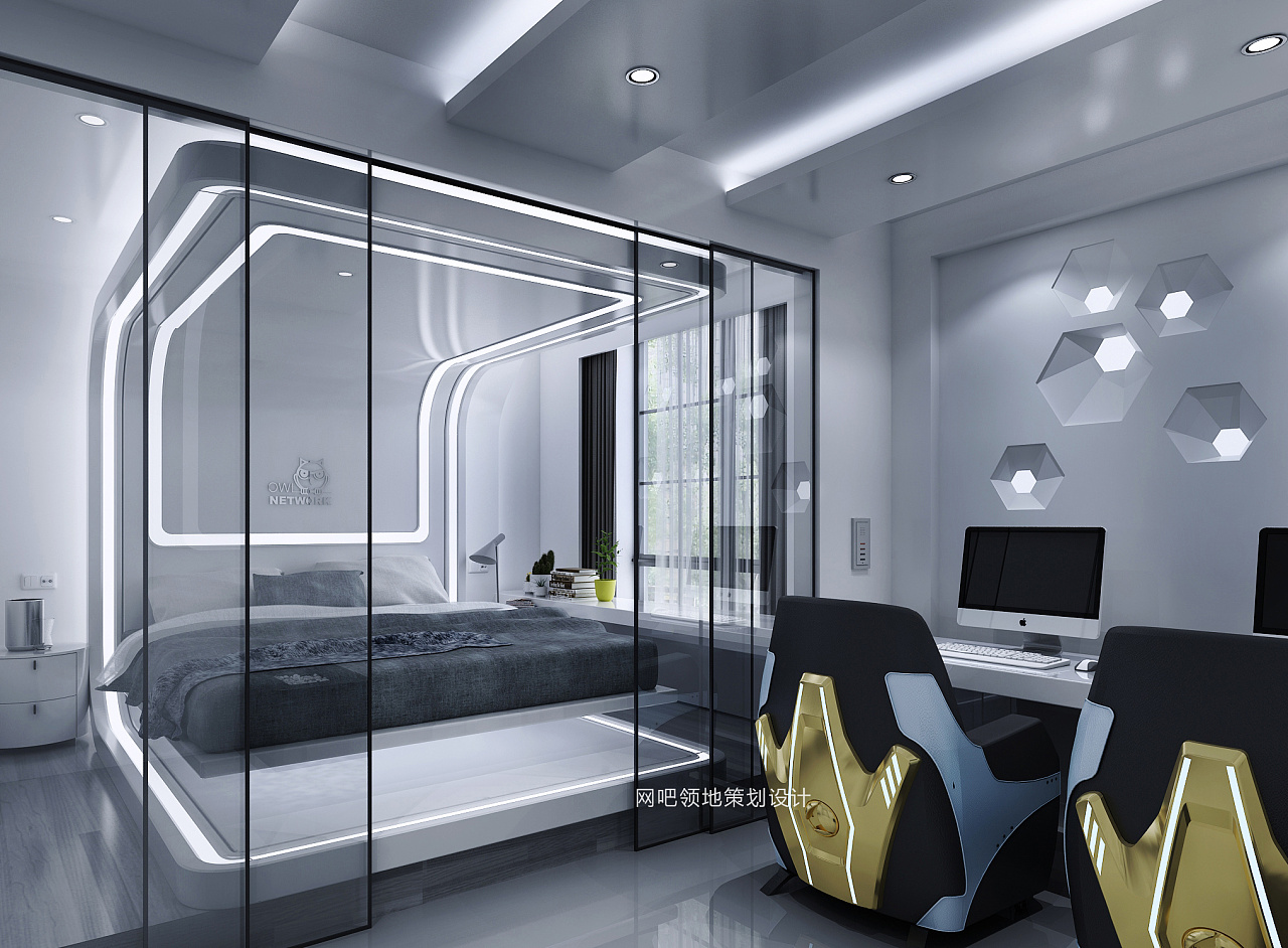 长春owl电竞酒店设计效果图