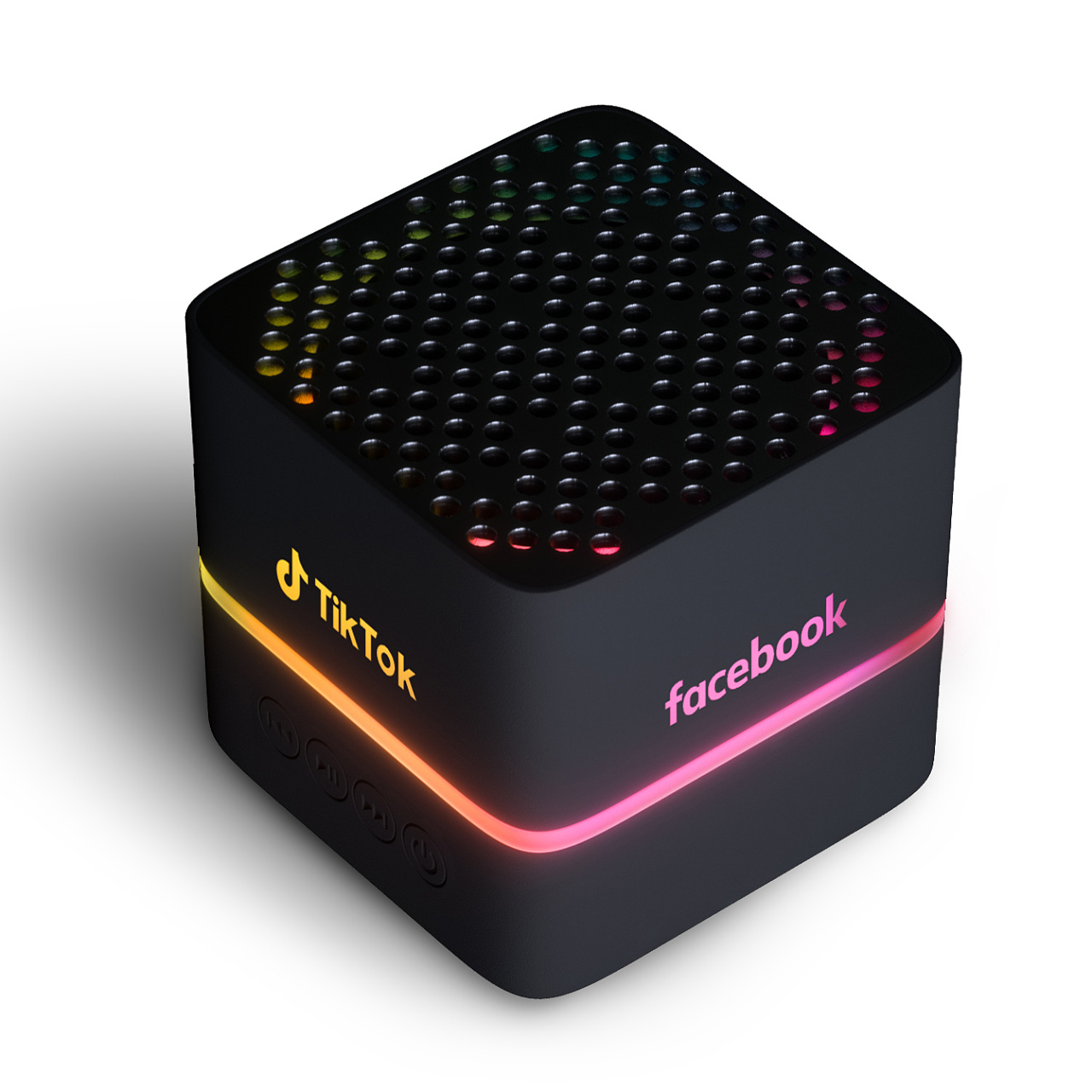 发光音响主图渲染