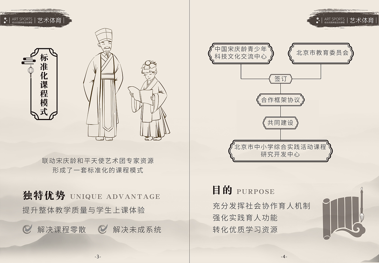 少儿课程画册-宋庆龄青少年交流中心（图ZMjgyOTA1OTky） - 书籍/画册 - 站酷设计师呆橘两三只原创素材 - 站酷ZCOOL