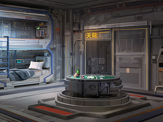 空间站  主卧设计