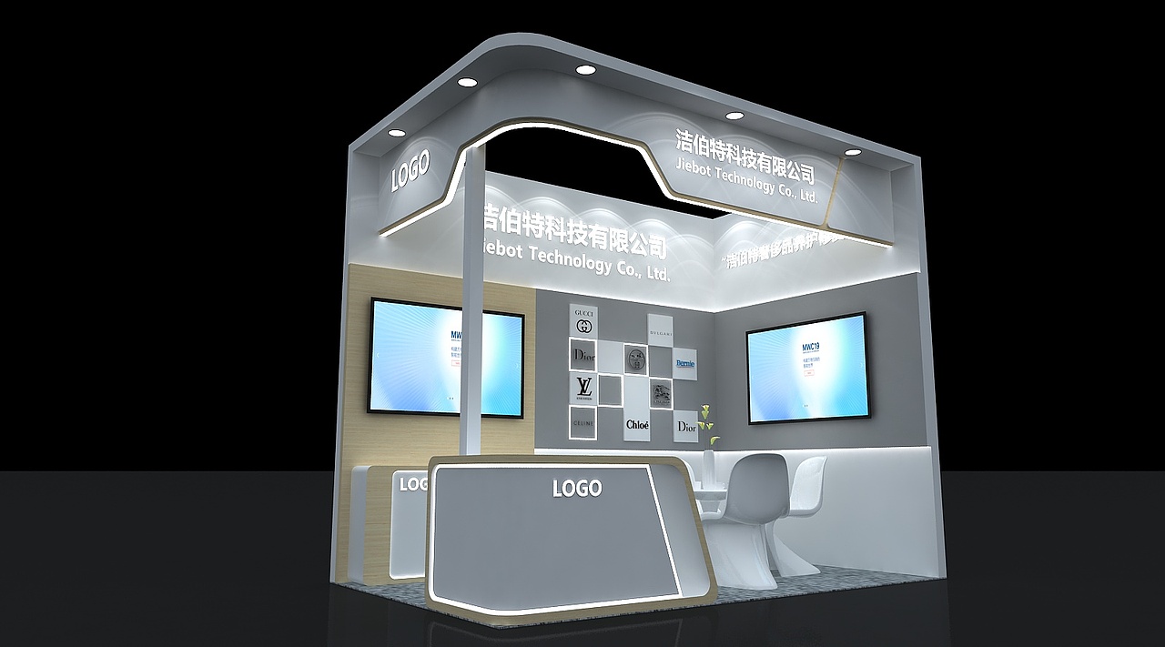 展位效果图