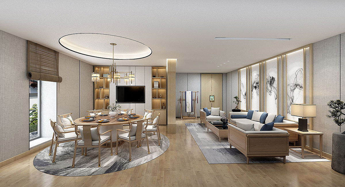 中帮筑基装饰公司-高端私人会所装修设计效果图案例