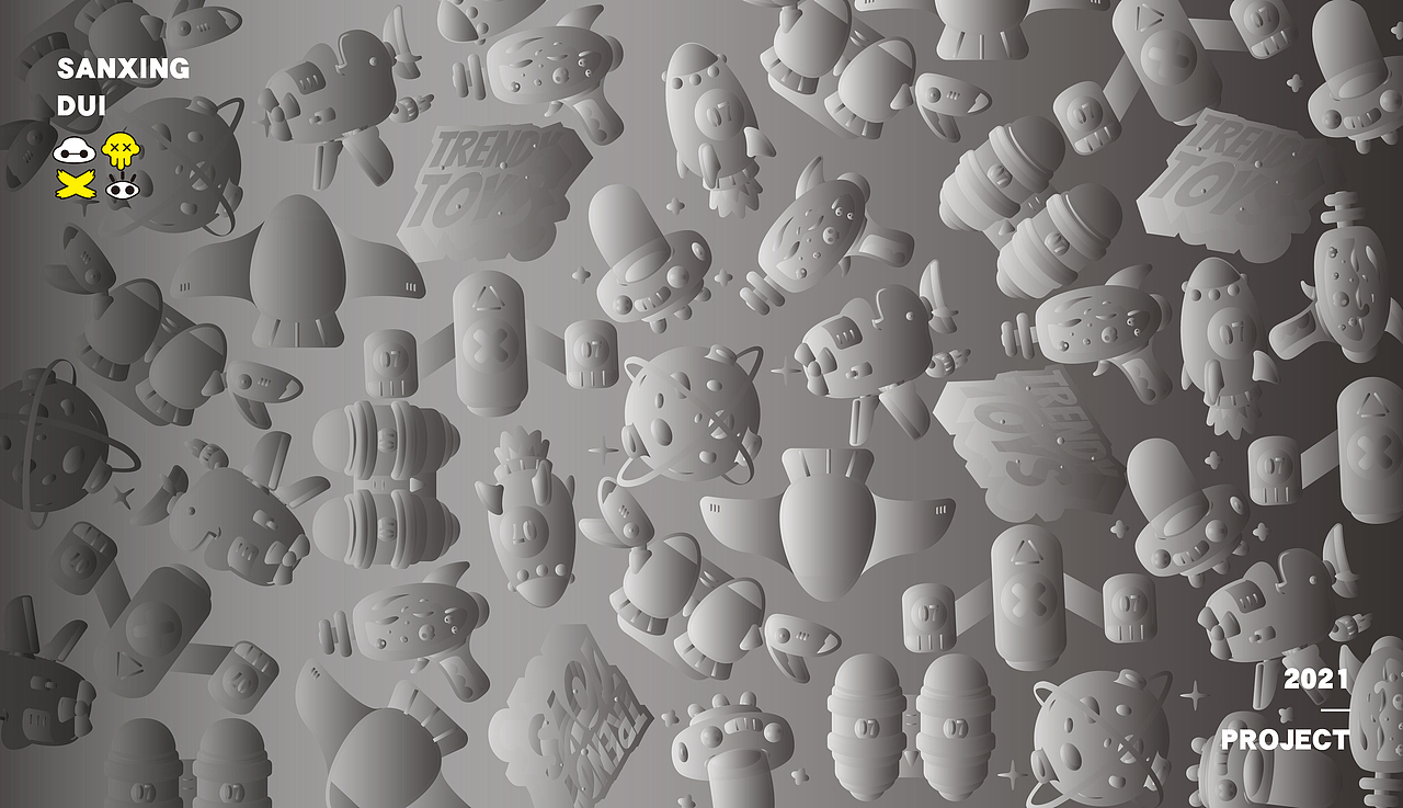 三星堆星仔IP形象（图ZMjU2MDE1MDQ4） - IP形象 - 站酷设计师文译997品牌营销原创素材 - 站酷ZCOOL