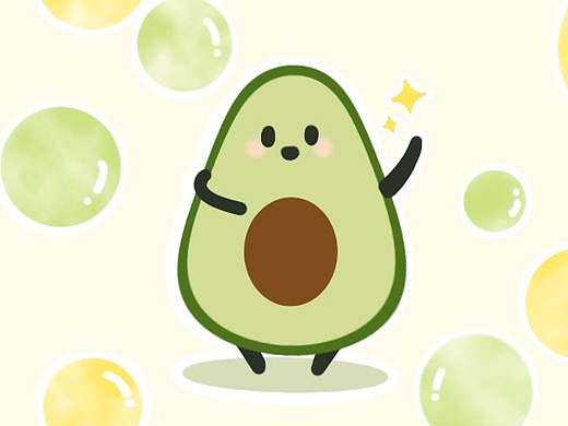 牛油果表情包