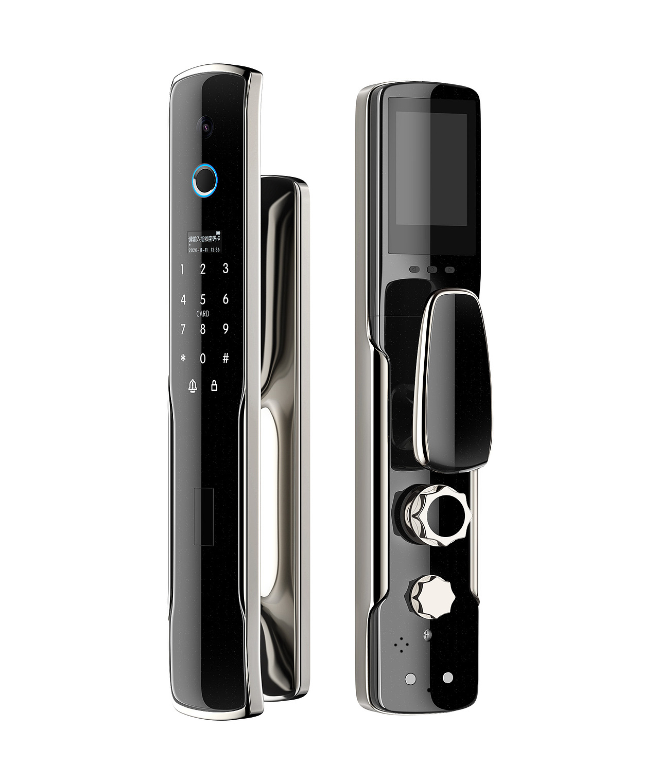 指纹锁 密码锁 建模 渲染 短视频