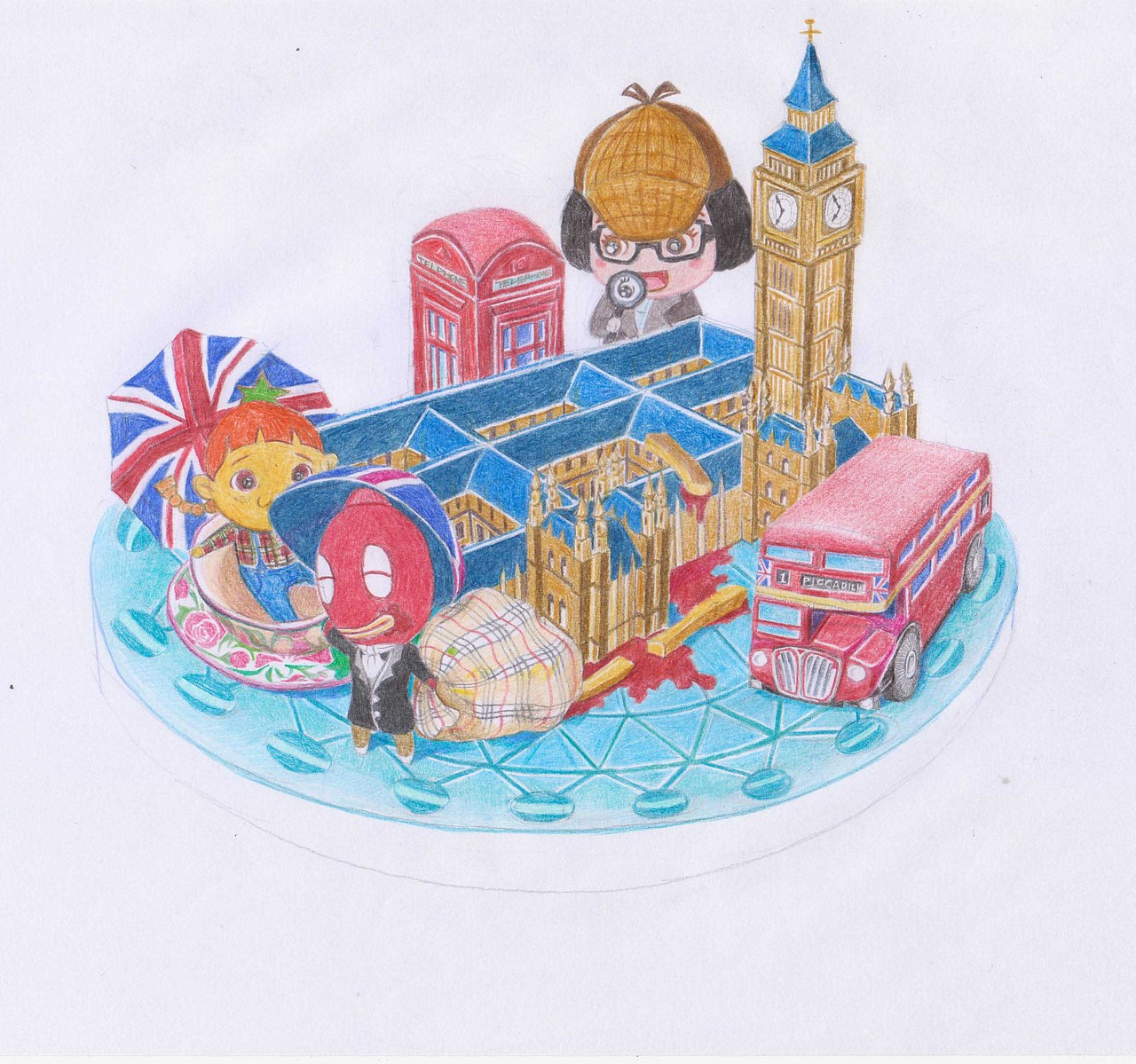 美陈及展会设计 菜菜环游世界