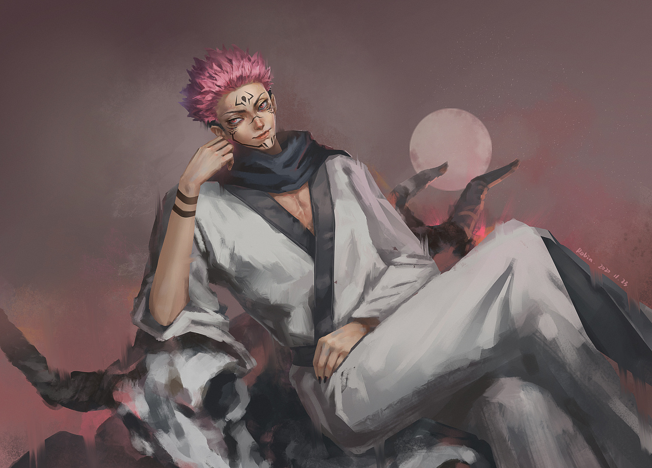 最近画的咒术回战同人图打个包 原创作品 站酷 Zcool