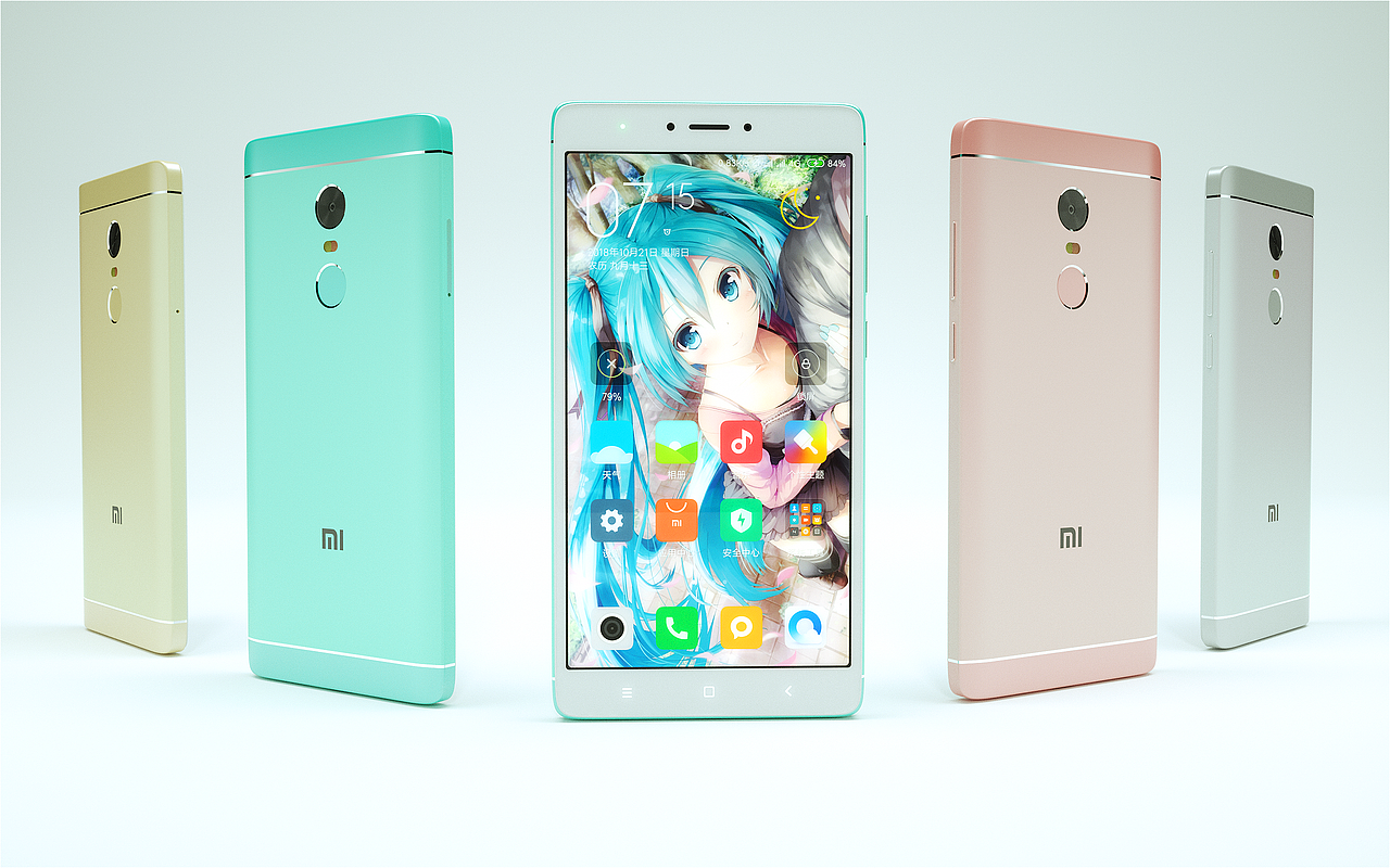 【建模渲染练习】红米 NOTE4X / IPHONE X 手机（图ZMTM1MDcwODI0） - 电子产品 - 站酷设计师Lct红枣仙原创素材 - 站酷ZCOOL