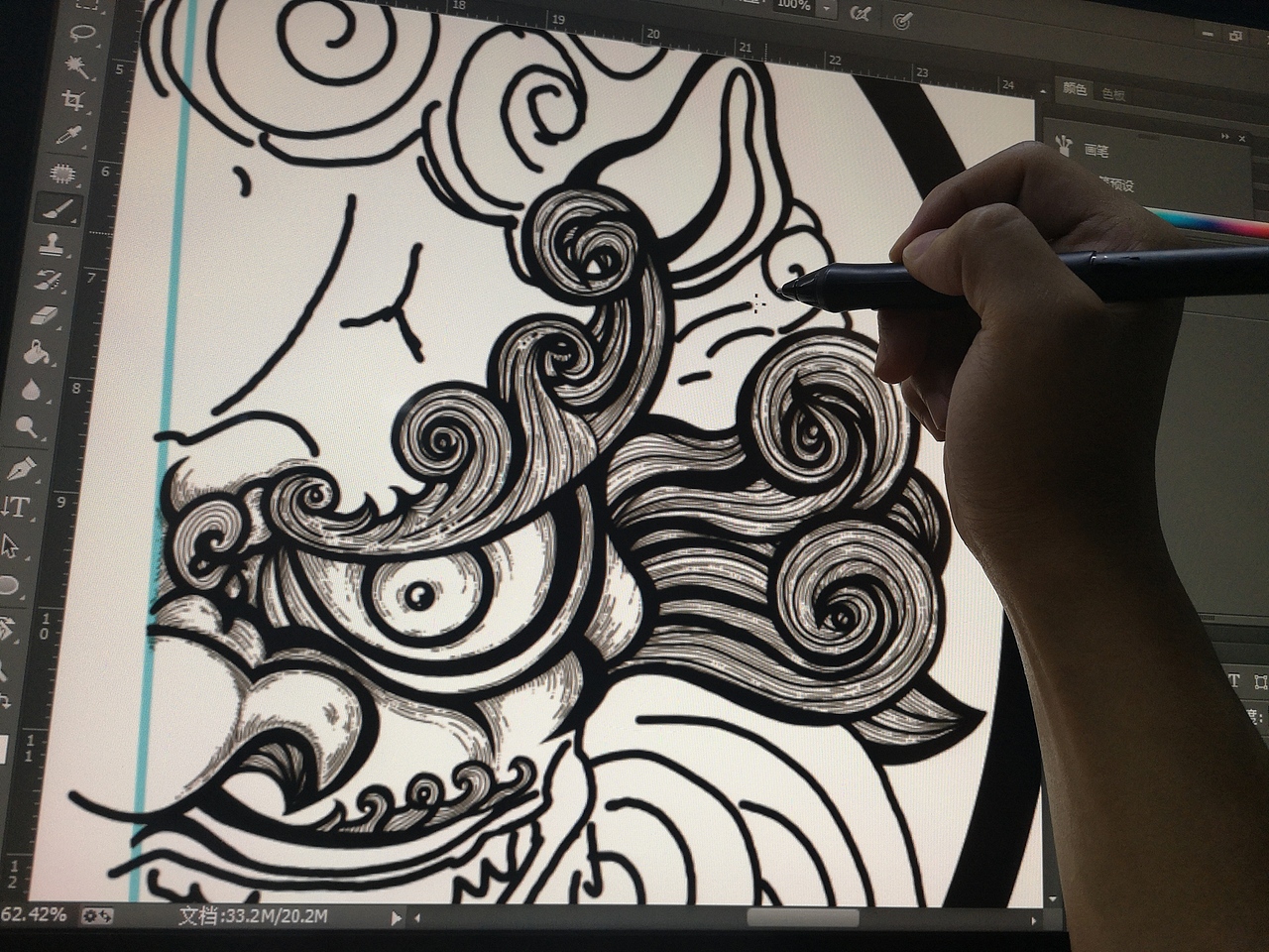 2019.12.06图腾类线稿插画