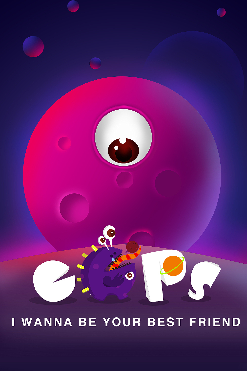 OOPS小怪物形象设计（图ZNjEzMTk1Mjg=） - IP形象 - 站酷设计师penguin_lsy原创素材 - 站酷ZCOOL