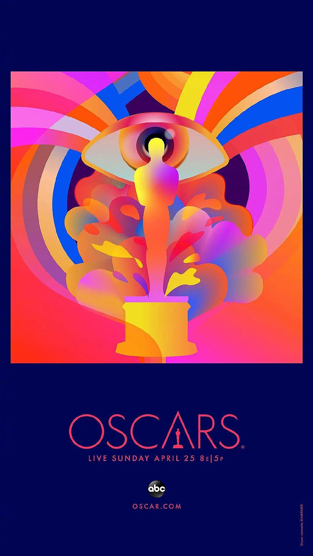 2021年奥斯卡主视觉海报7种设计风格回顾