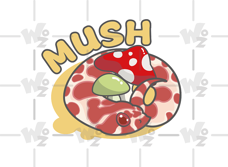 猪鼻蛇爬宠logo插画|插画|商业插画|whilezhang - 原创作品 - 站酷