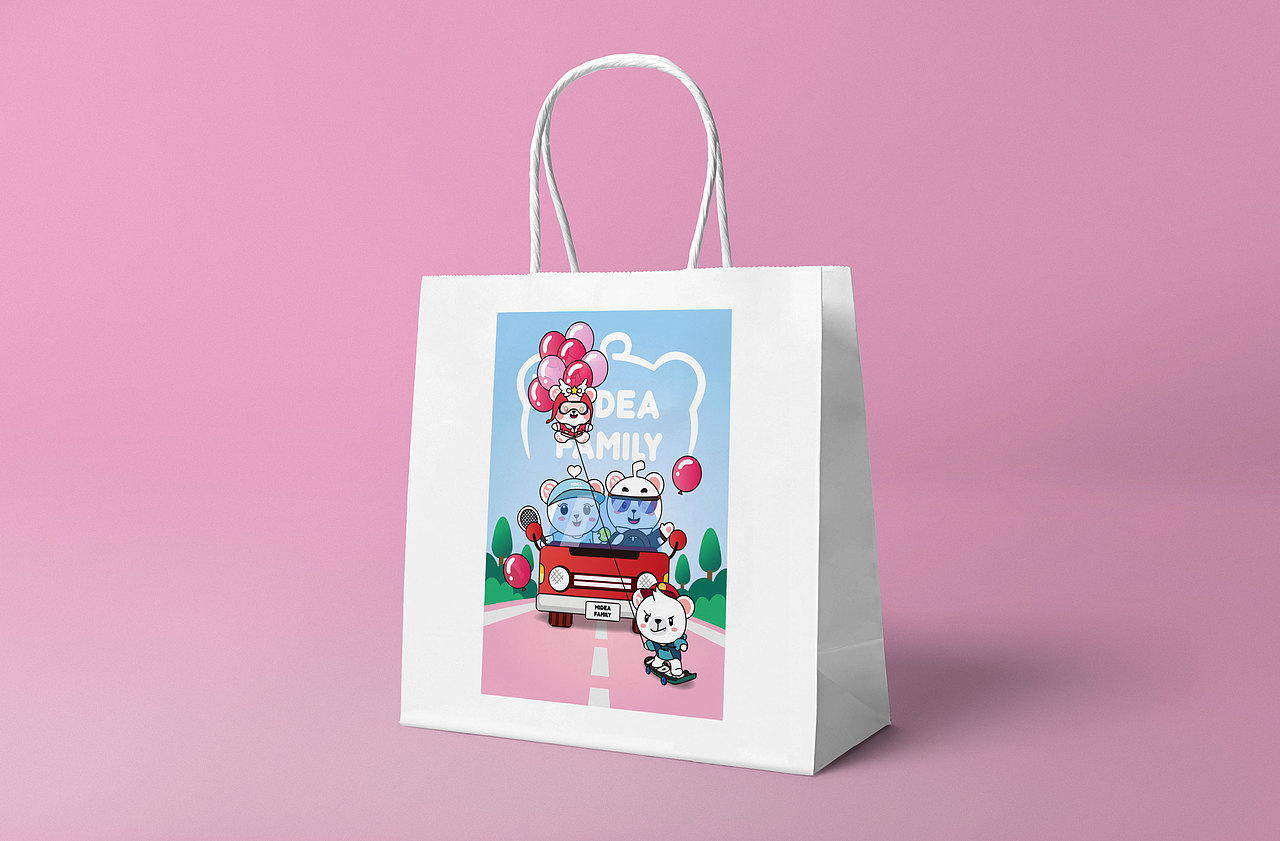 Midea Family Q版形象设计