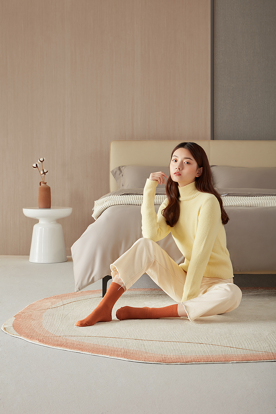 袜子摄影 棉竹屋