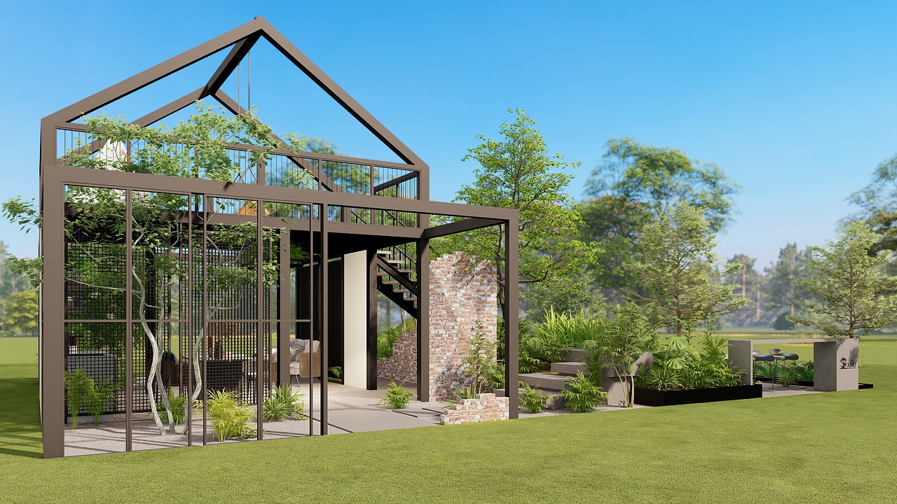 某花园展会作品