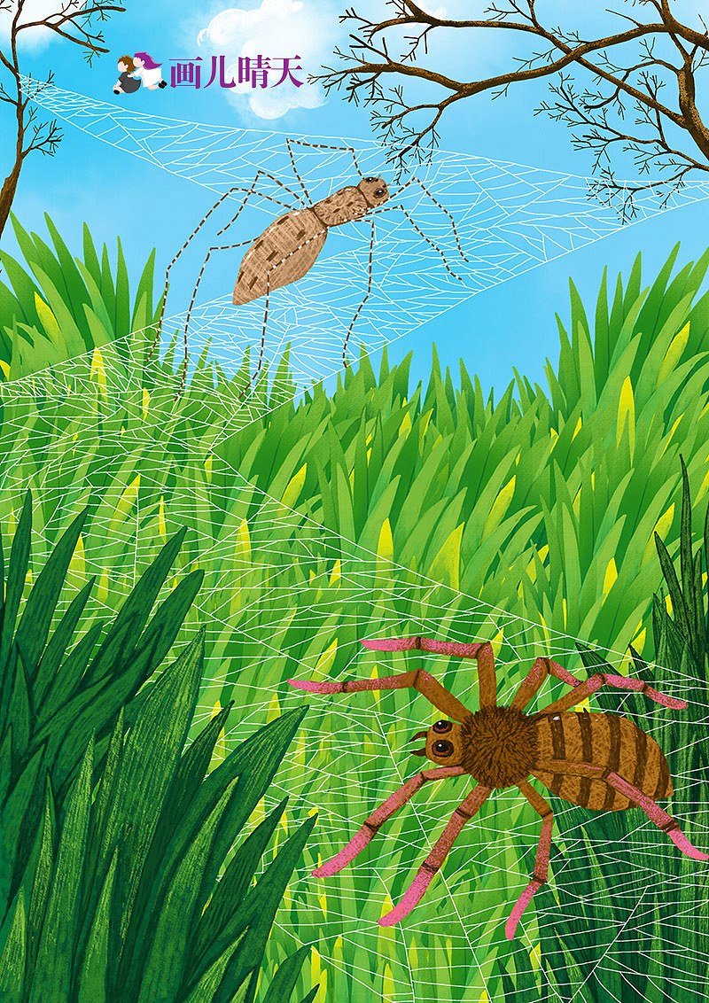 画儿晴天-王净净 儿童插画 大象很大蚂蚁很小