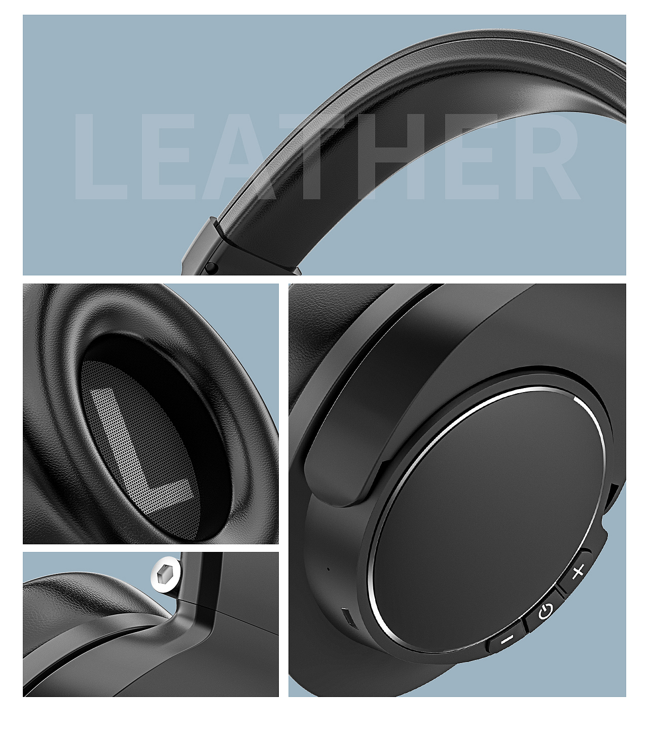 蓝牙折叠式耳机[建模+渲染]