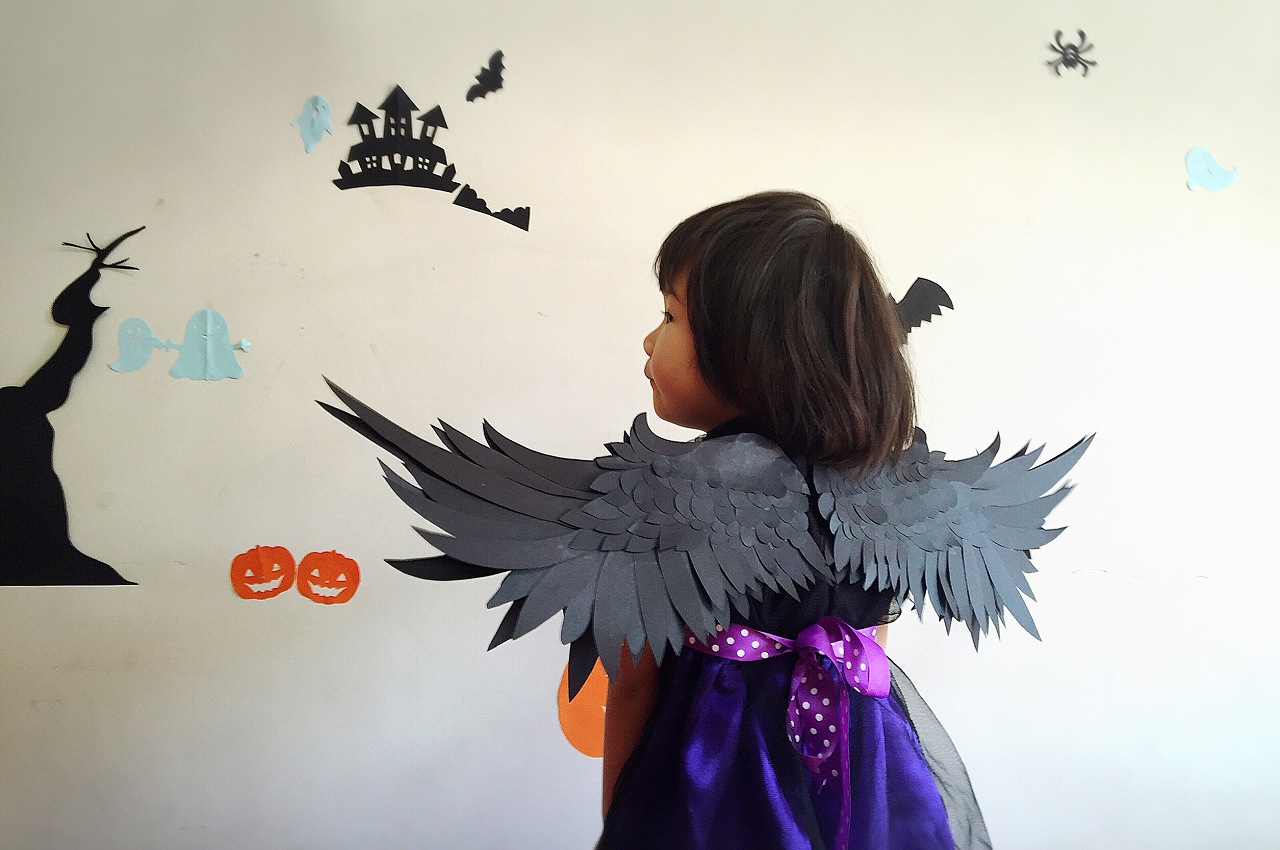 万圣节原创diy翅膀