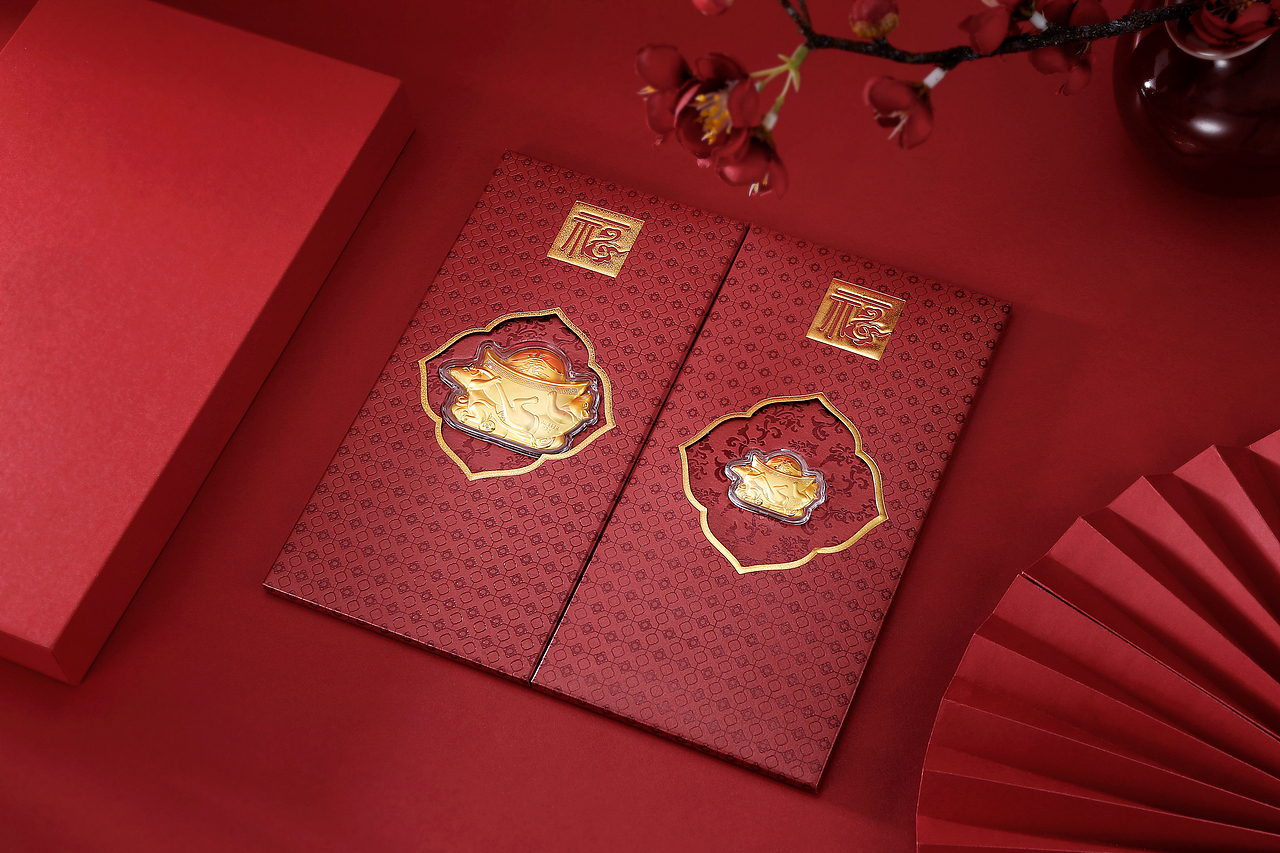 2020鼠年生肖黄金红包-珠宝摄影-产品摄影