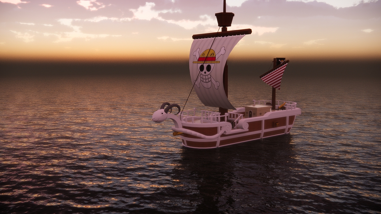 黄金梅丽号-海贼王_yydboy-站酷zcool