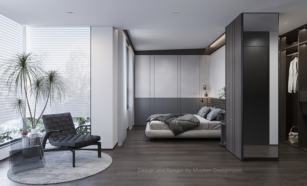 黑白跃层（图ZMzAwMTk4MzA0） - 家装设计 - 站酷设计师慕尘设计工作室原创素材 - 站酷ZCOOL