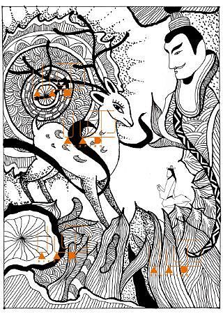 中国传统故事插画（图ZMzA4Mzk1NDg=） - 商业插画 - 站酷设计师wxp512820原创素材 - 站酷ZCOOL