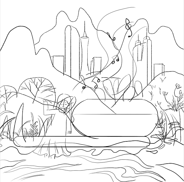 耳機創(chuàng)意包裝插畫設(shè)計（圖ZMjgxNzgyNjA4） - 商業(yè)插畫 - 站酷設(shè)計師小小小何同學(xué)原創(chuàng)素材 - 站酷ZCOOL