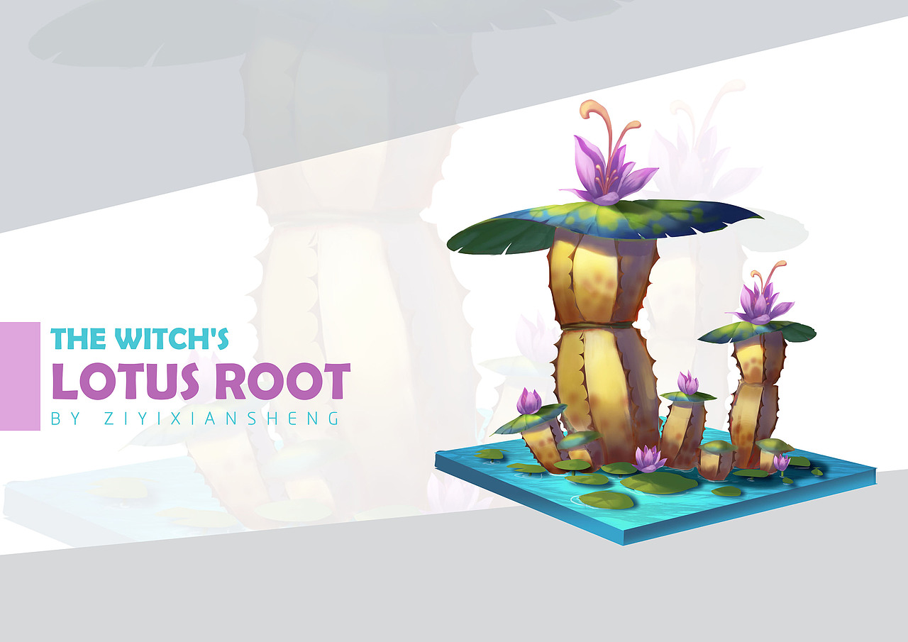 The Witch's Secret Garden and Magical plants（图ZMTgwMDI4NTIw） - 创作习作 - 站酷设计师子易先生的马甲原创素材 - 站酷ZCOOL