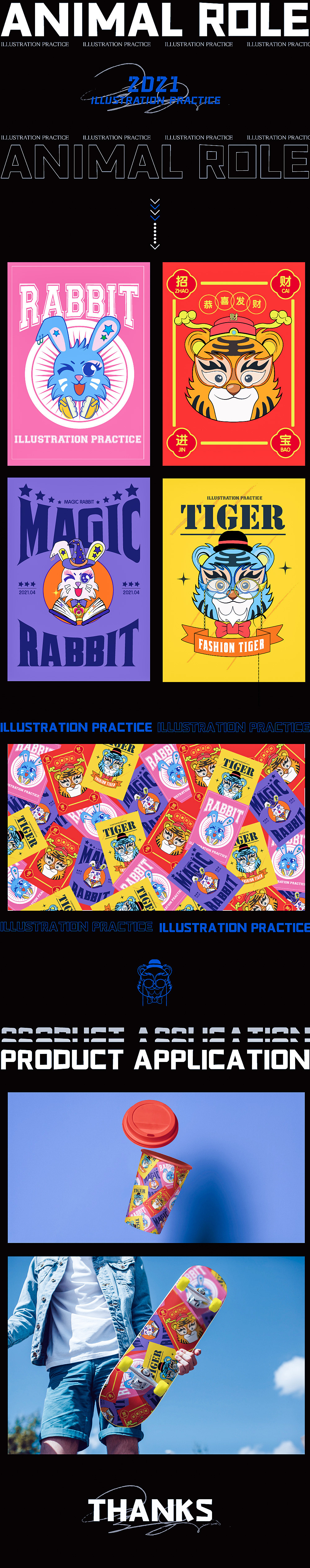 动物形象插画练习（图ZMjY4OTk0NjY4） - 新锐潮流插画 - 站酷设计师钾碘钠原创素材 - 站酷ZCOOL