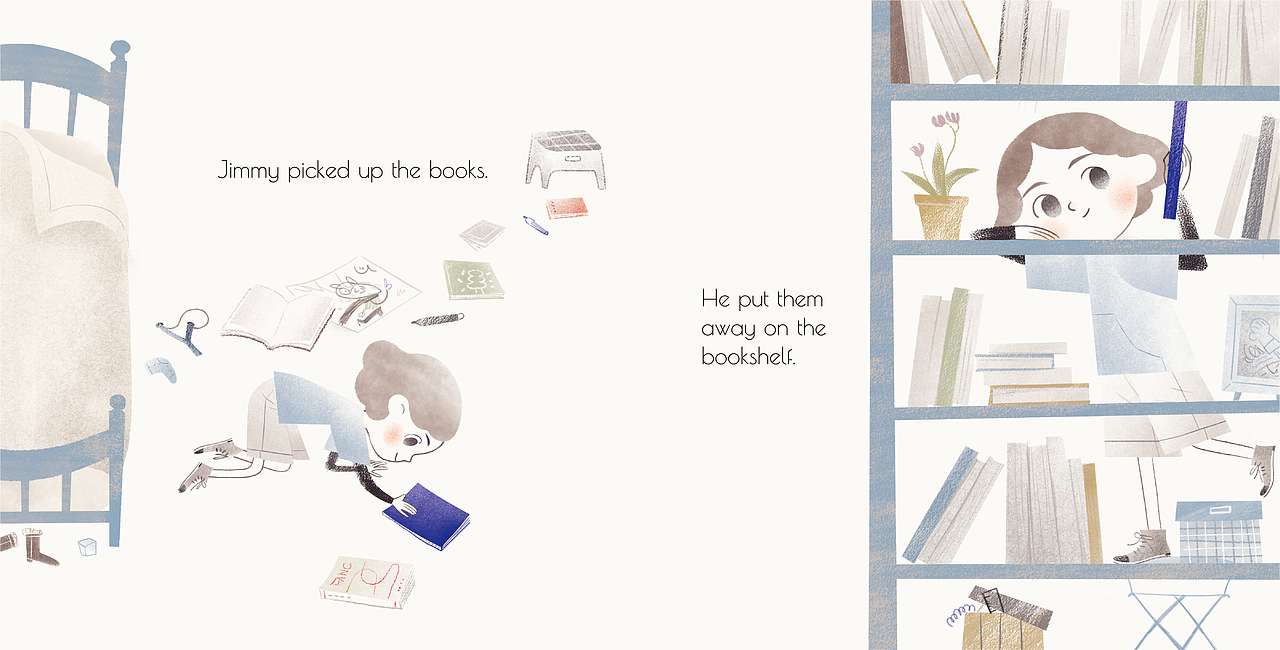 粉笔KIDS儿童绘本-Jimmy Did Housework