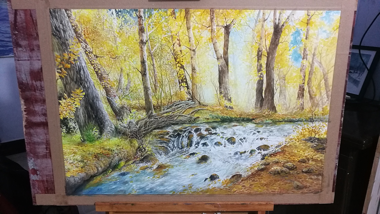 秋天的树林（图ZMTgyMTcxNDgw） - 绘画 - 站酷设计师一生梦里原创素材 - 站酷ZCOOL