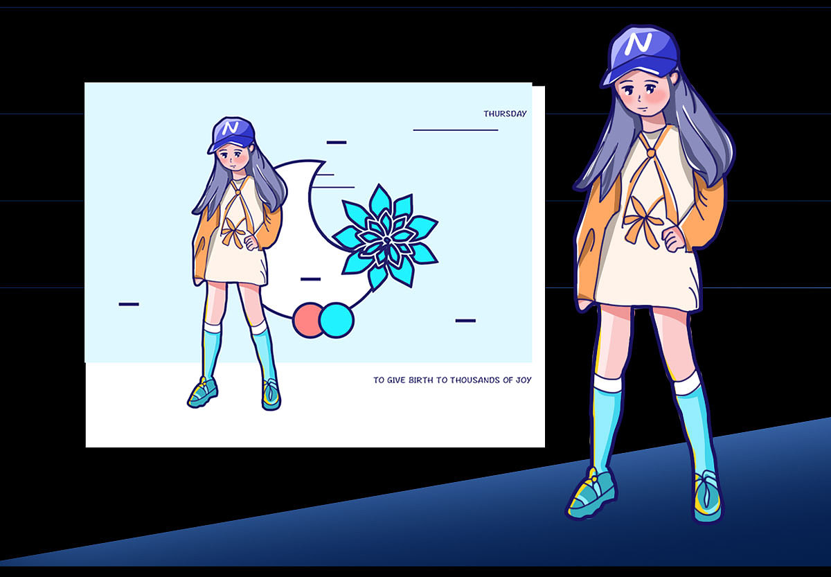 2020部分插画练习（图ZMjQwNTY1NzY0） - 艺术插画 - 站酷设计师千千子一一原创素材 - 站酷ZCOOL