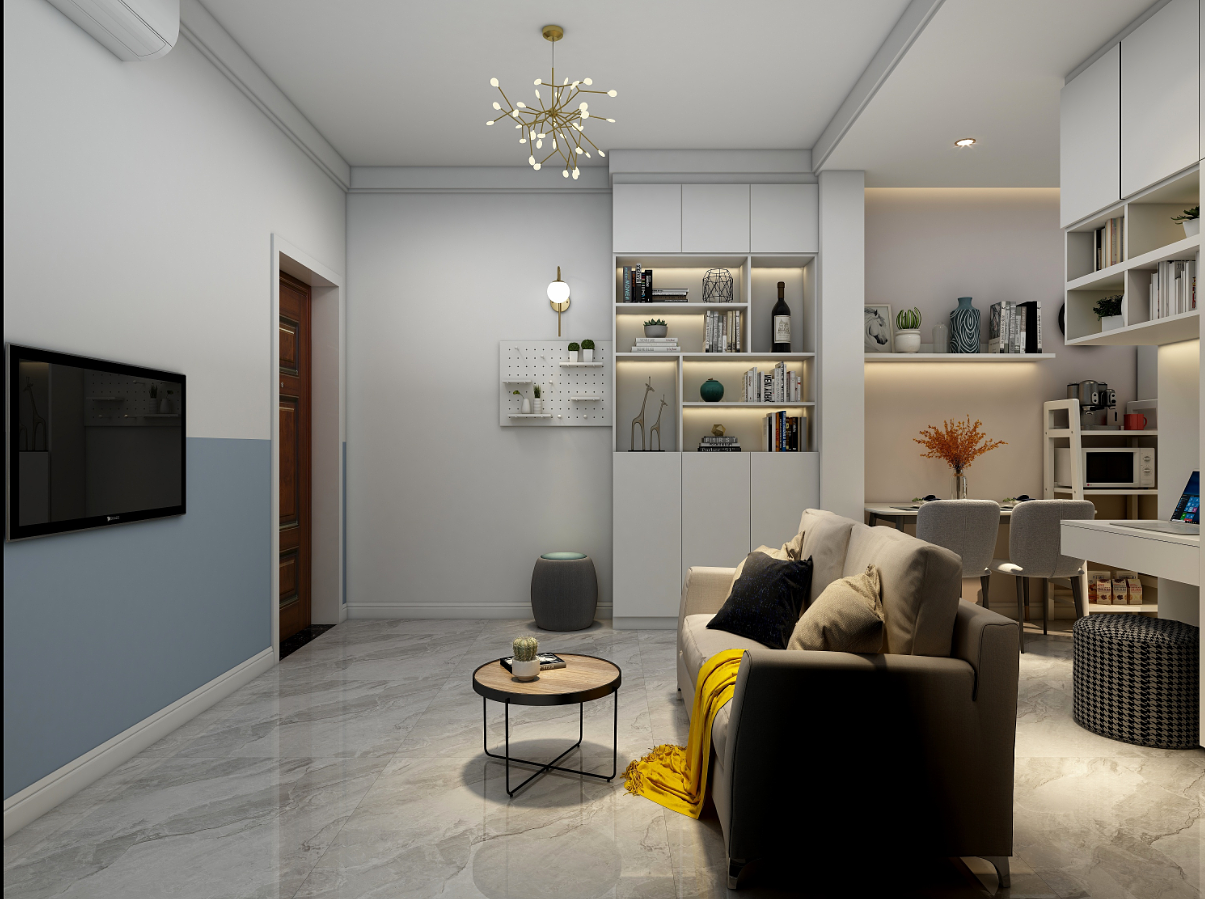 一居设计——撞色小家（图ZMjg3MzU1MjQw） - VR设计 - 站酷设计师原来是小洁呀原创素材 - 站酷ZCOOL