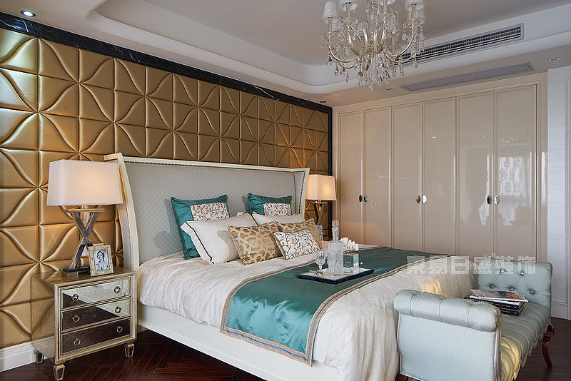 盛元慧谷后现代混搭风格卧室案例实景图