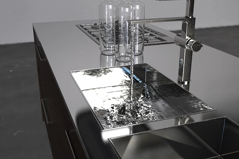 vray3.6水龙头流水效果