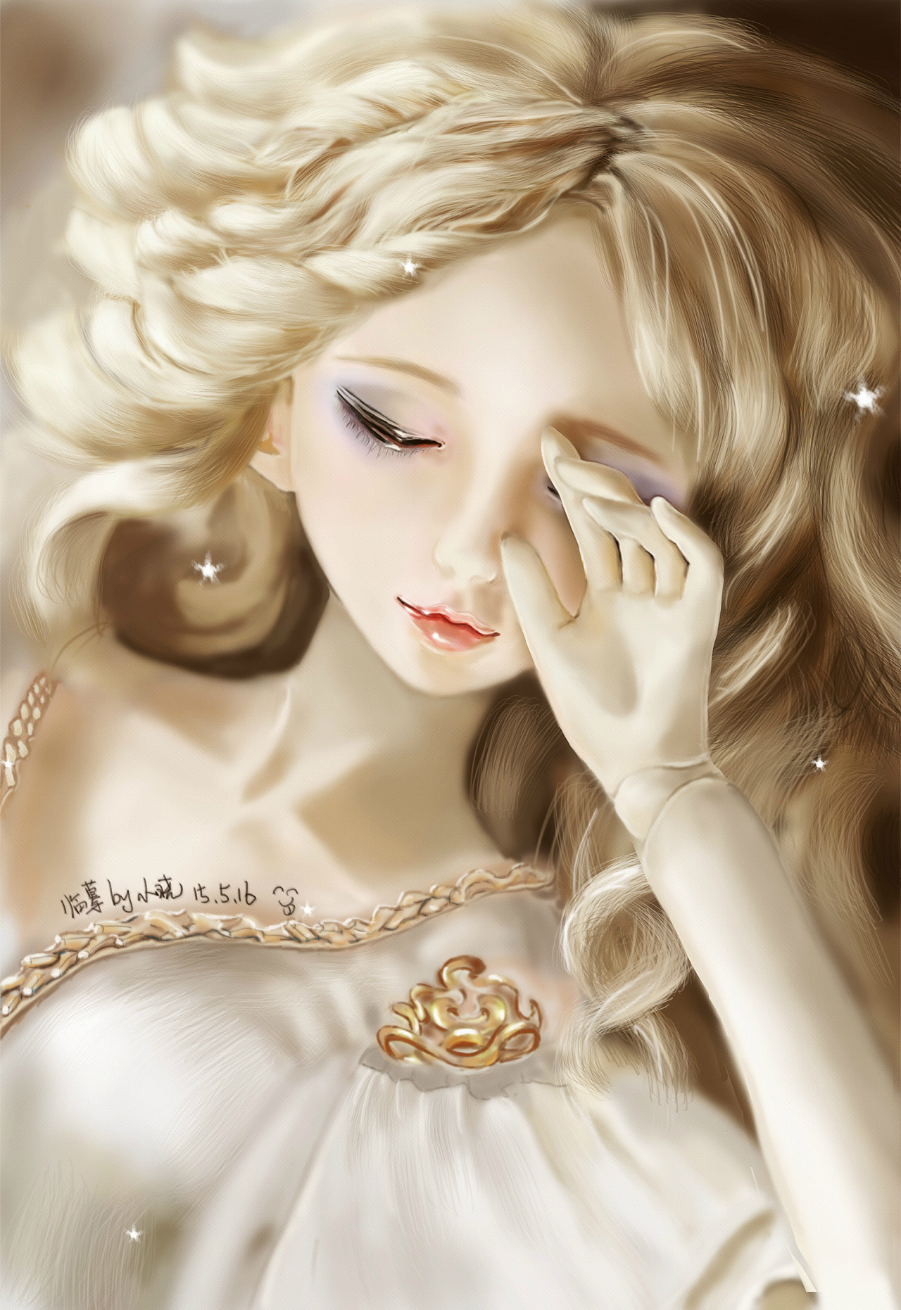 临摹实物图芭比娃娃一张|插画|创作习作|婉兮wanxi - 原创作品 - 站酷