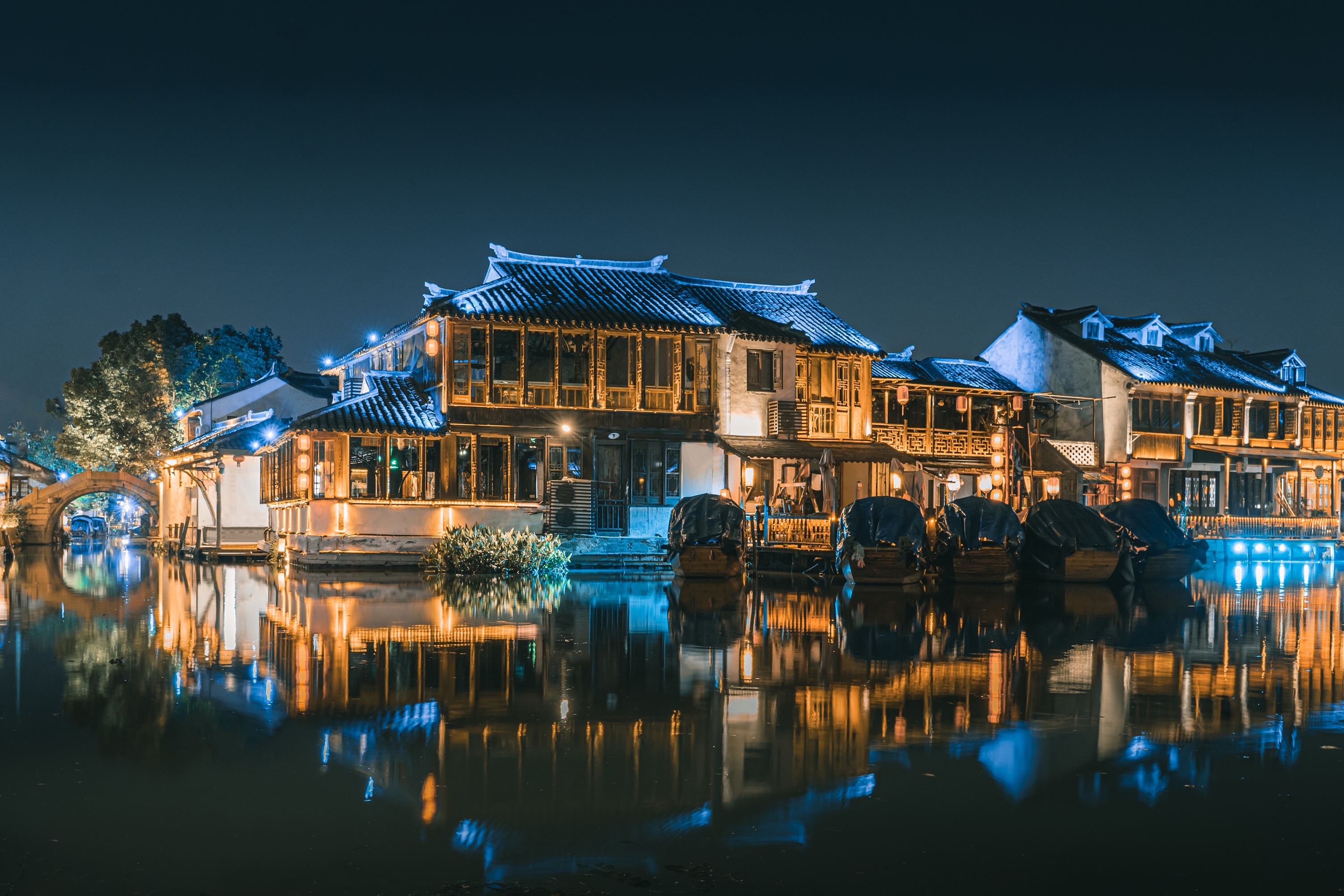 苏州金鸡湖夜景|摄影|环境/建筑摄影|大洋926 - 原创作品 - 站酷 (ZCOOL)