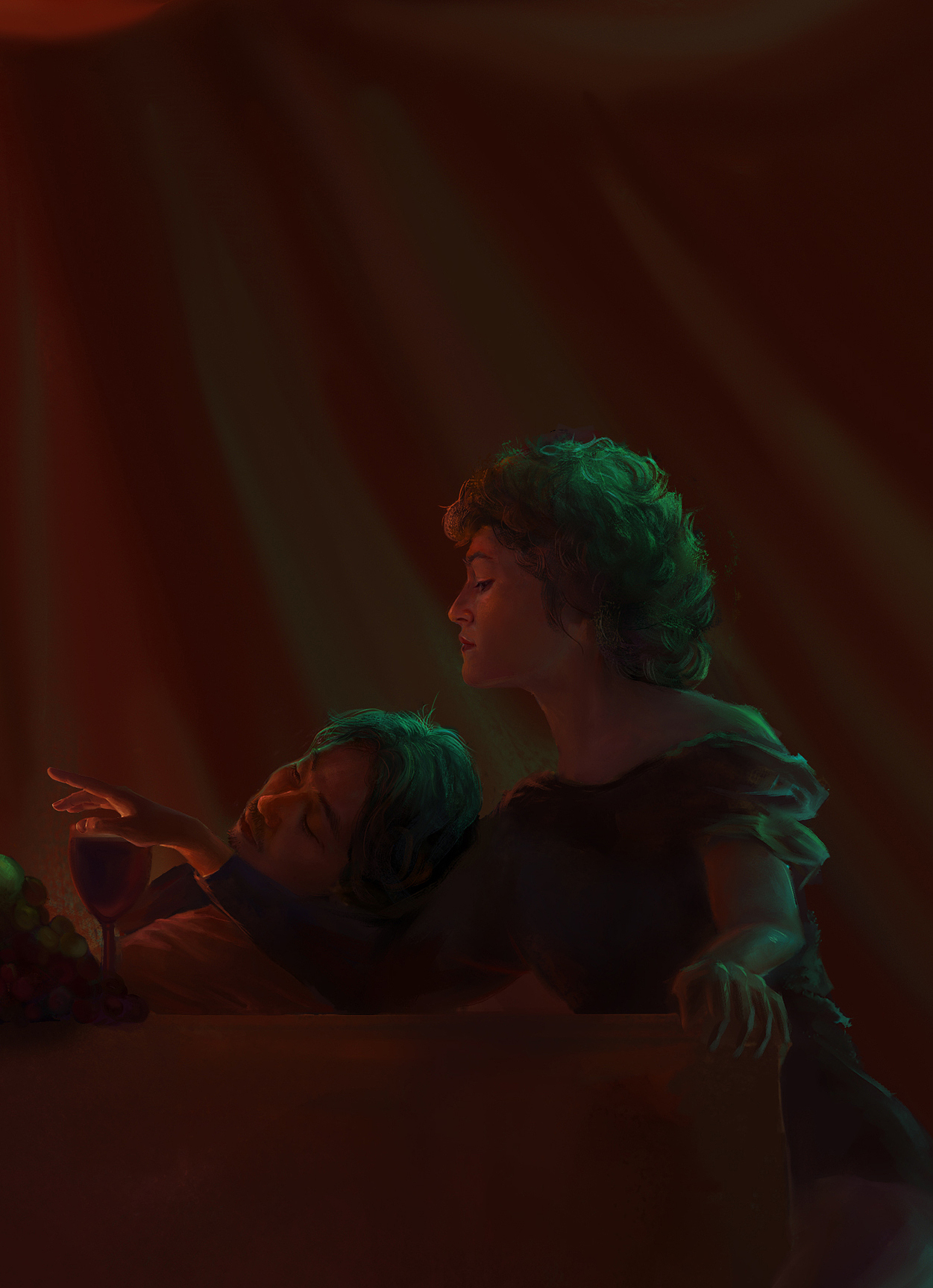 浸入式戏剧《不眠之夜》亚洲驻演五周年纪念海报（图ZMzAyMTgyOTI4） - 商业插画 - 站酷设计师构高创意GoGao原创素材 - 站酷ZCOOL