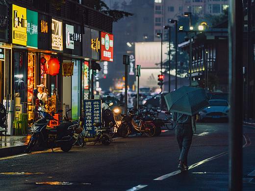 雨夜的成都